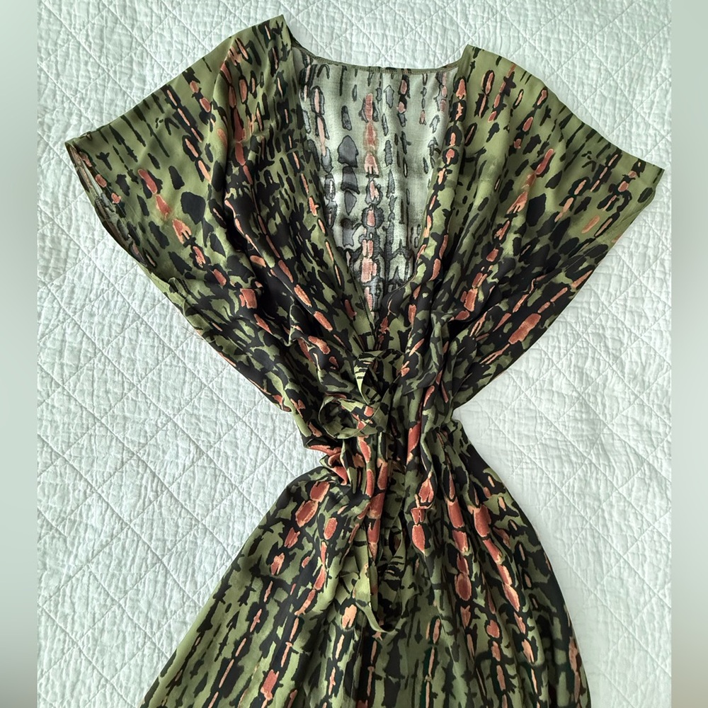 NWT Long Kimono Swimsuit Cover Up - Picture 5 of 9
